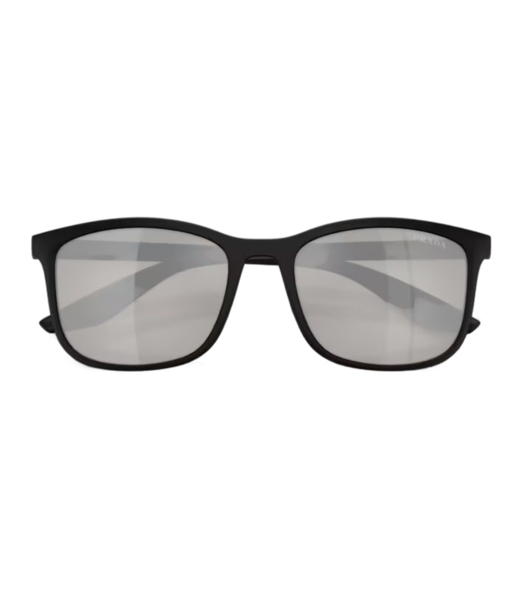 Matte Black-Light Grey Mirror Silver