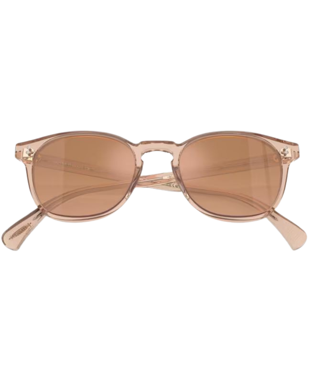 Blush-Light brown mirror gradient yellow