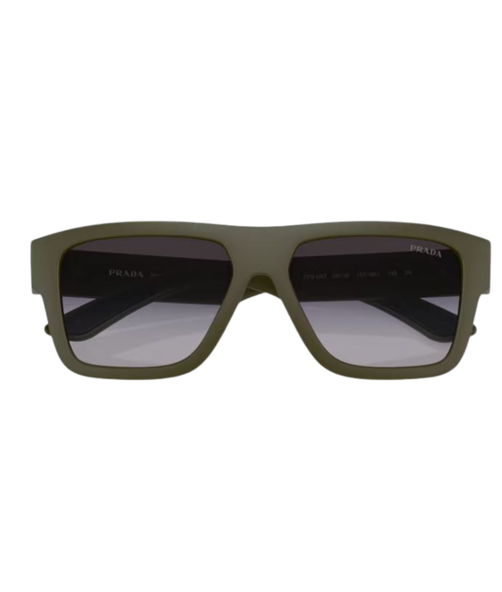 Green military matte-Grey gradient