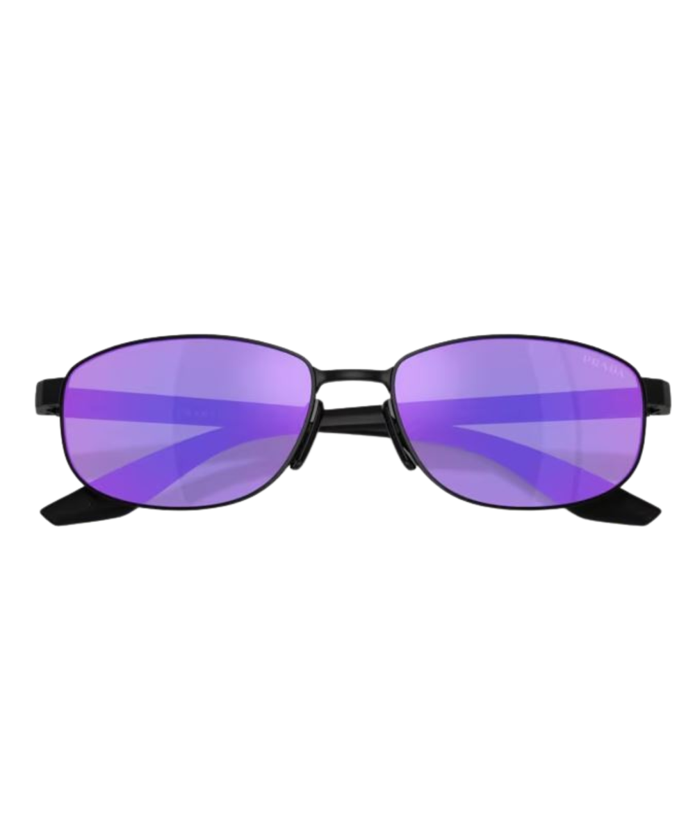 Matte black-Violet/green