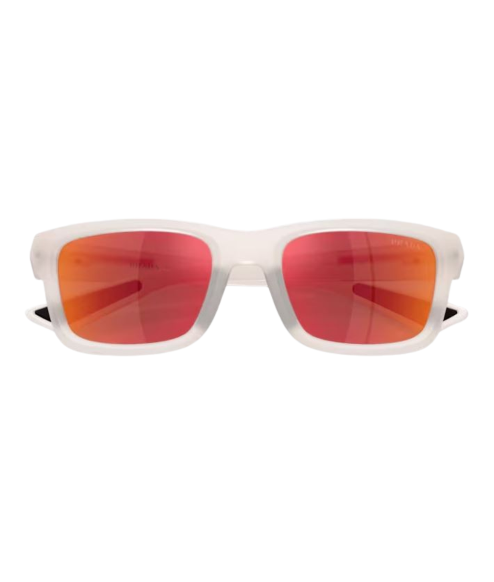 Frosted crystal-Brown mirror orange
