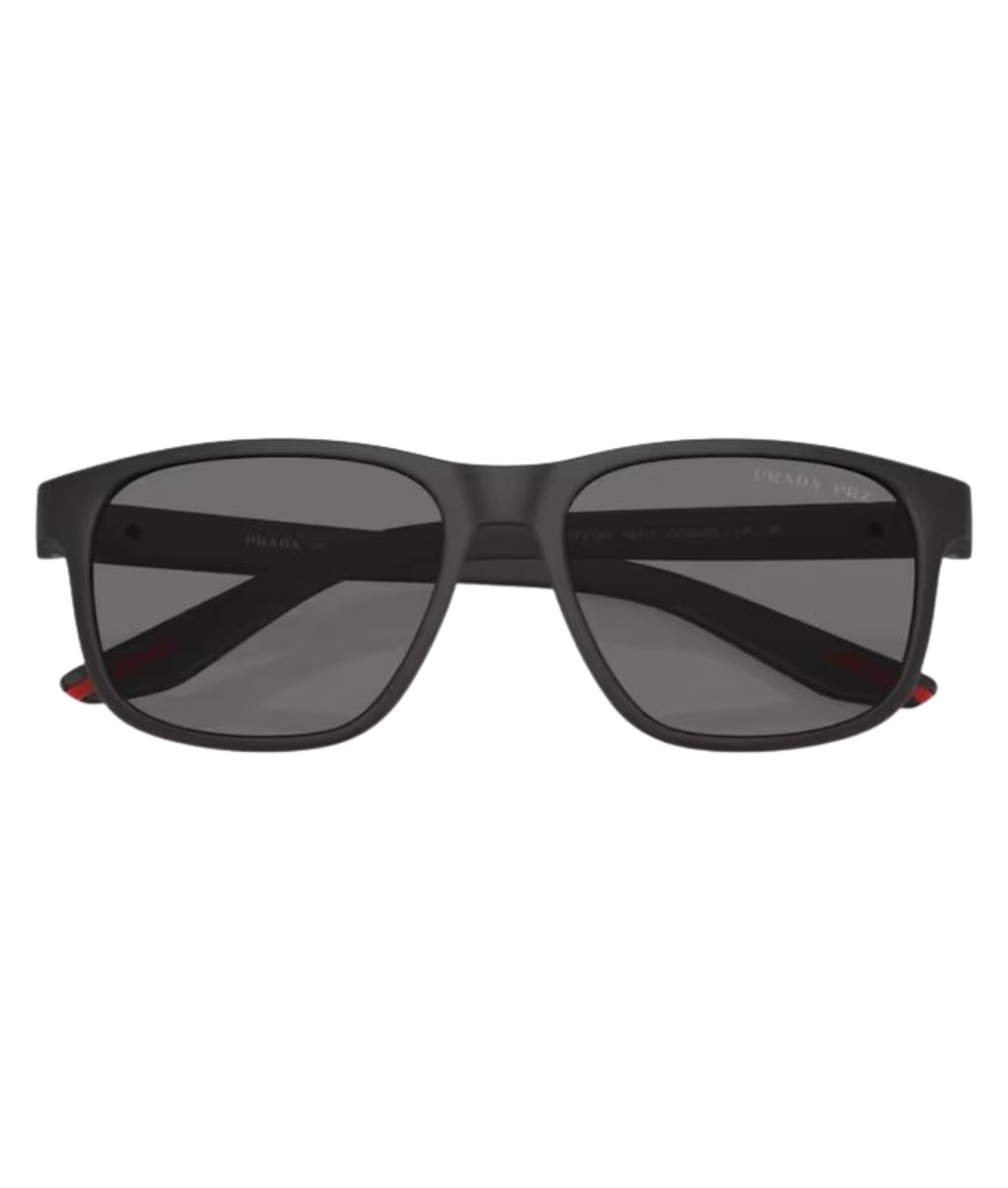 Black rubber-Polarized dark grey