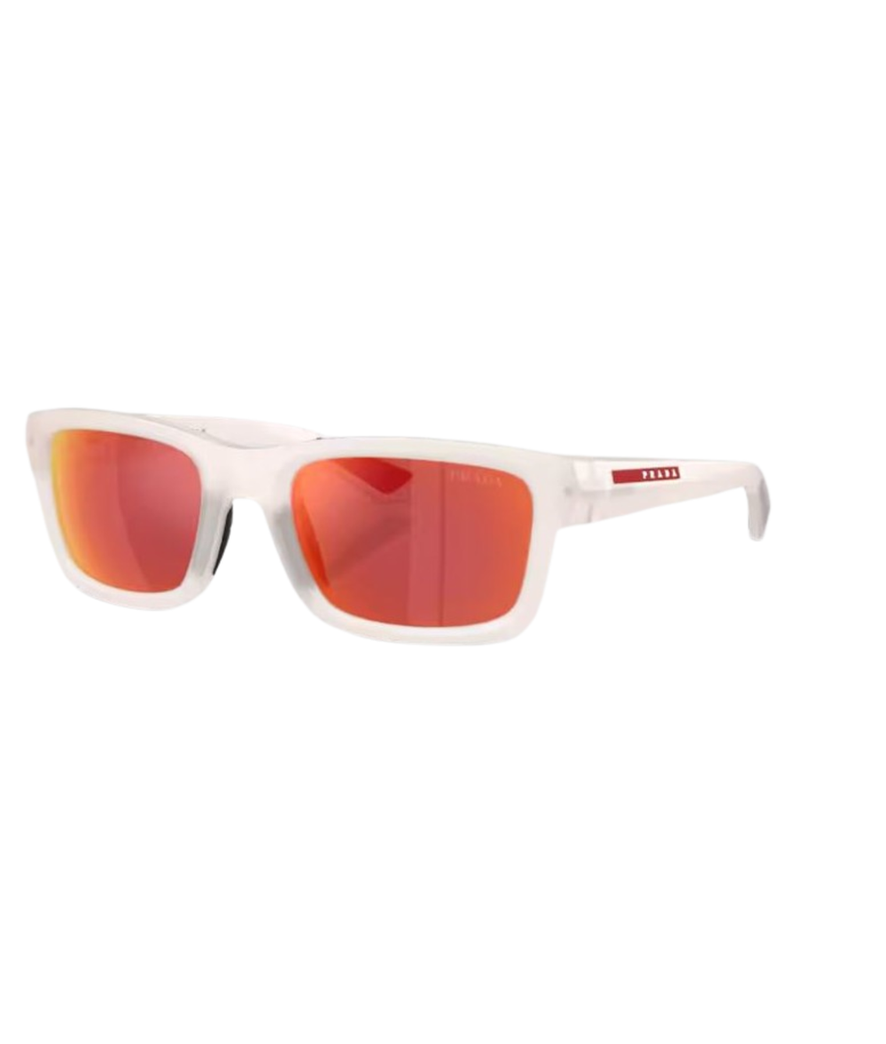 Frosted crystal-Brown mirror orange