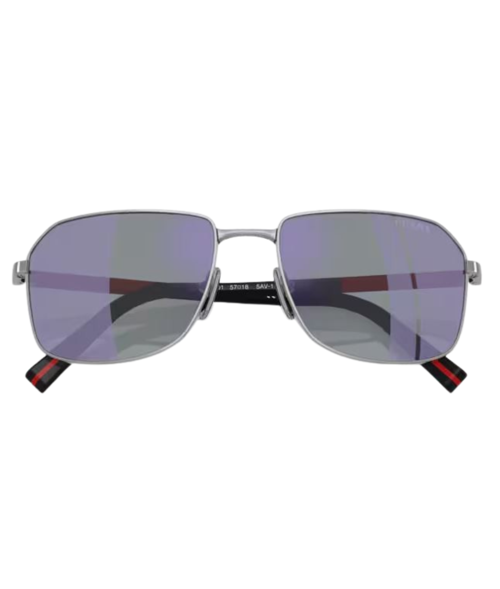 Gunmetal-Dark blue mirror violet