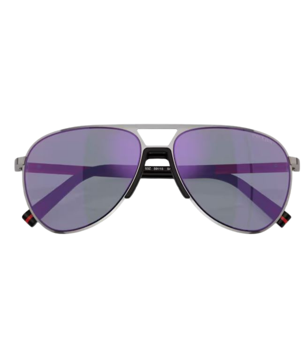 Gunmetal-Dark blue mirror violet