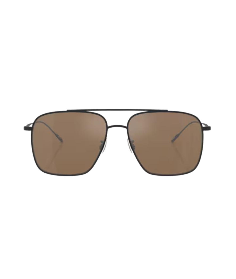 Matte black-Cognac mirror