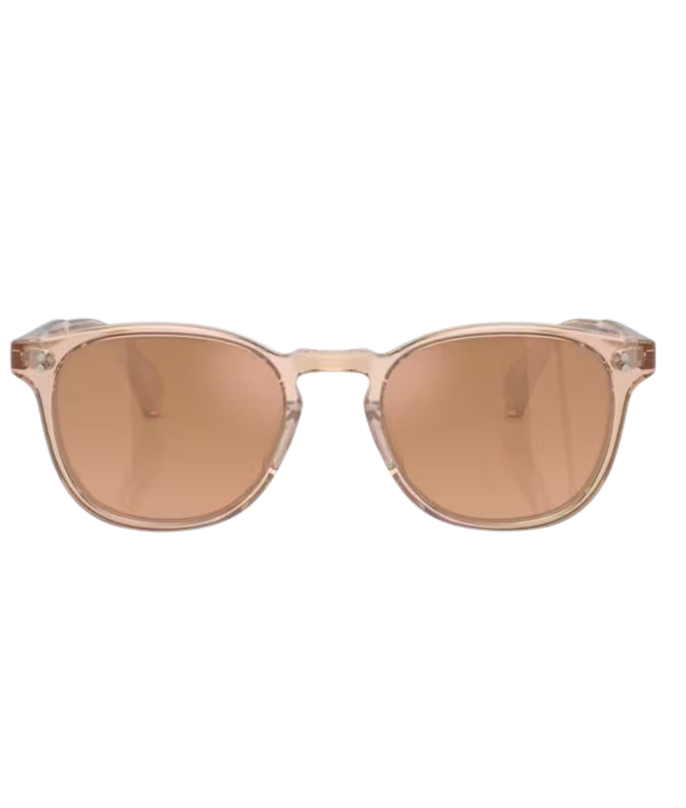 Blush-Light brown mirror gradient yellow