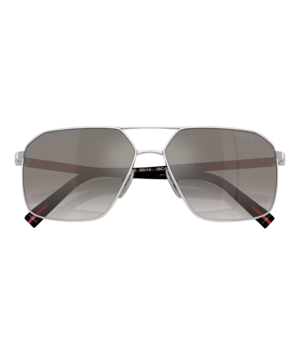 Silver-Gradient grey mirror silver