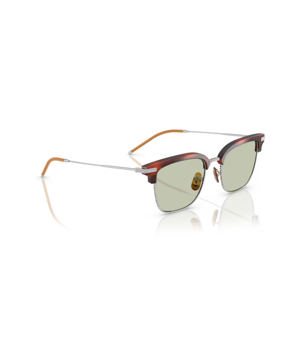 Tuscany tortoise/brushed silver