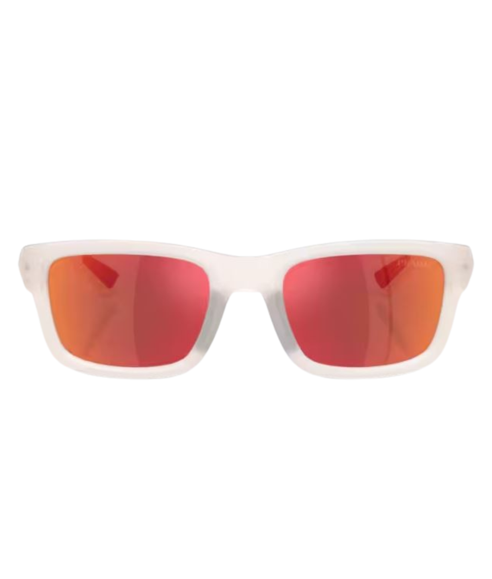 Frosted crystal-Brown mirror orange