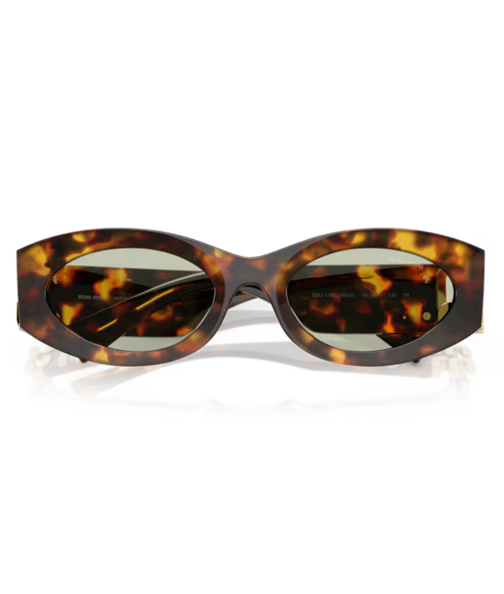 Miu Miu 0MU 11WS Oval Sunglasses
