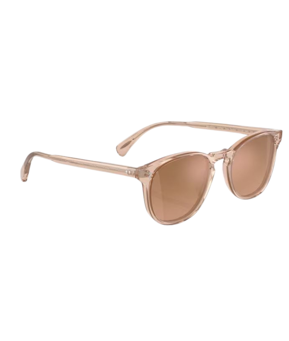 Blush-Light brown mirror gradient yellow