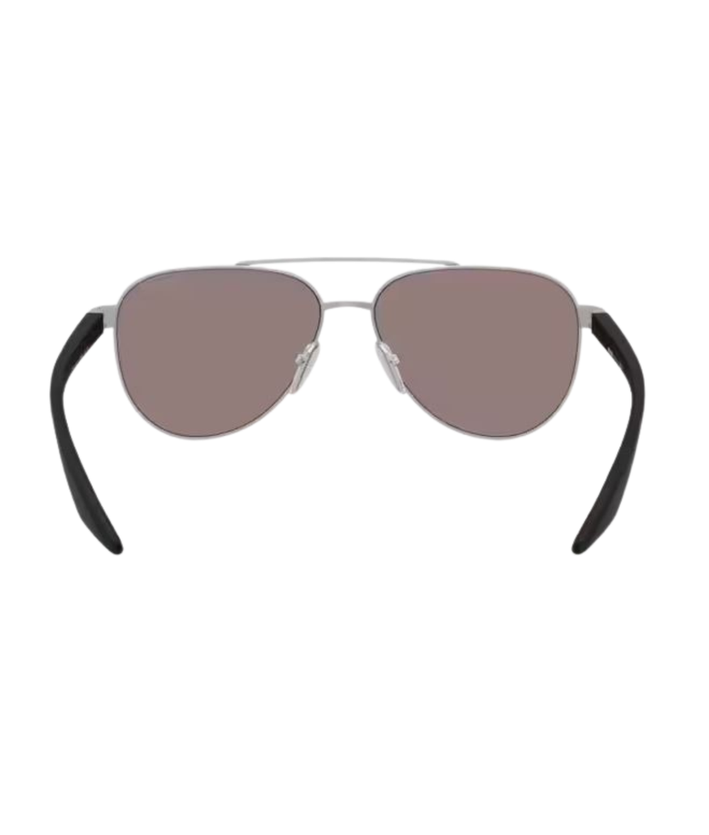 Matte grey-Purple brown mirror silver