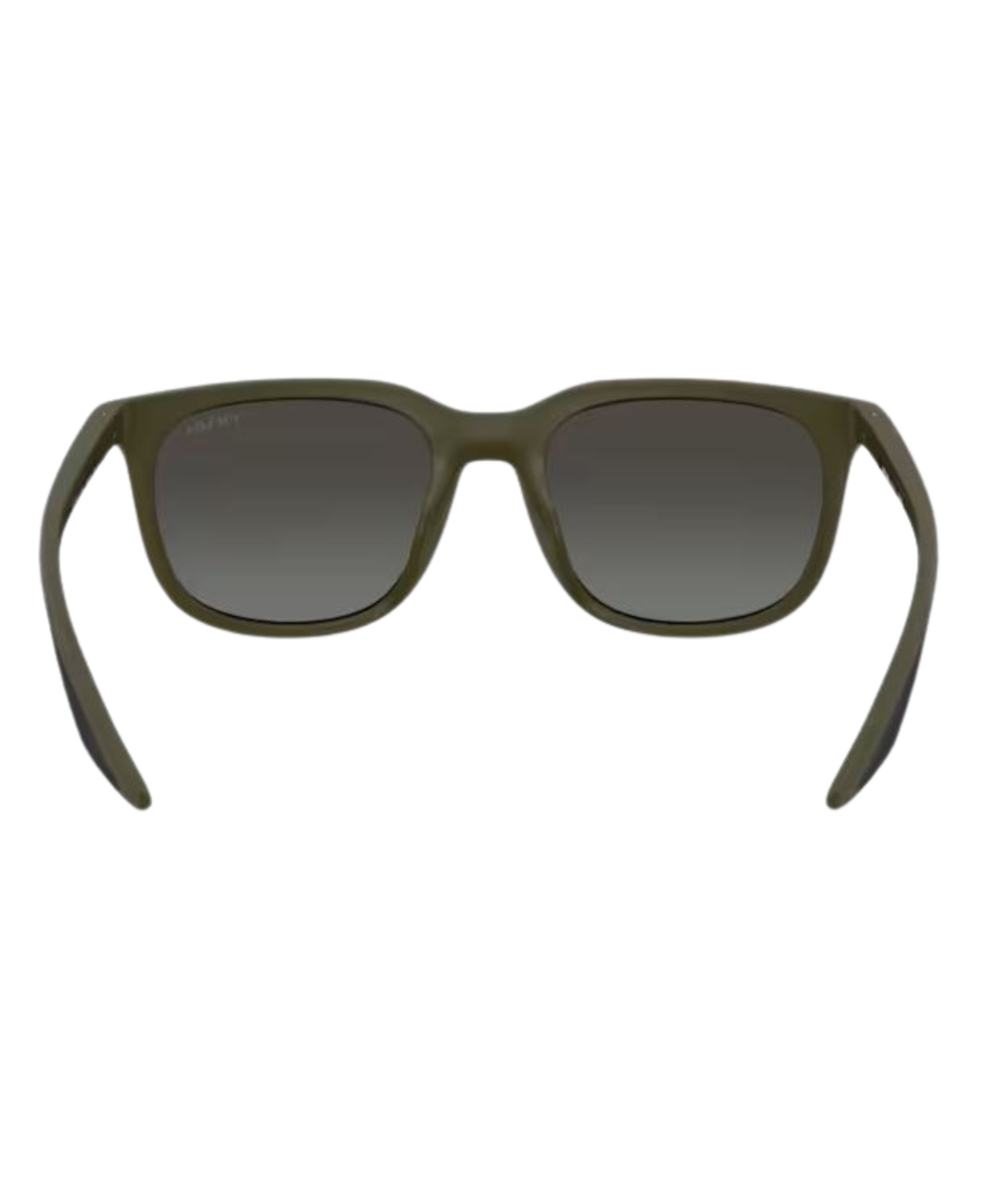 Matte green-Grey mirror silver gradient