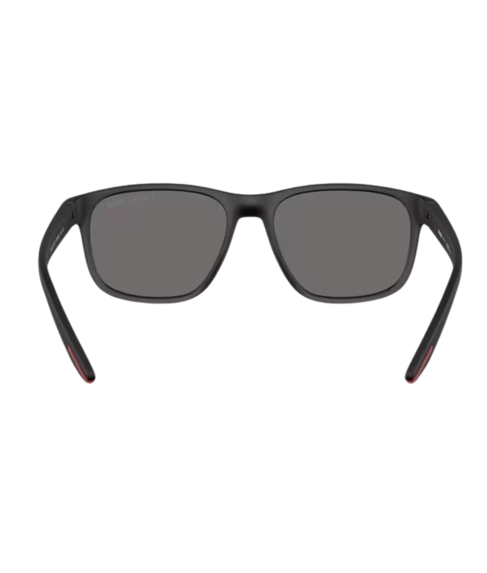 Black rubber-Polarized dark grey