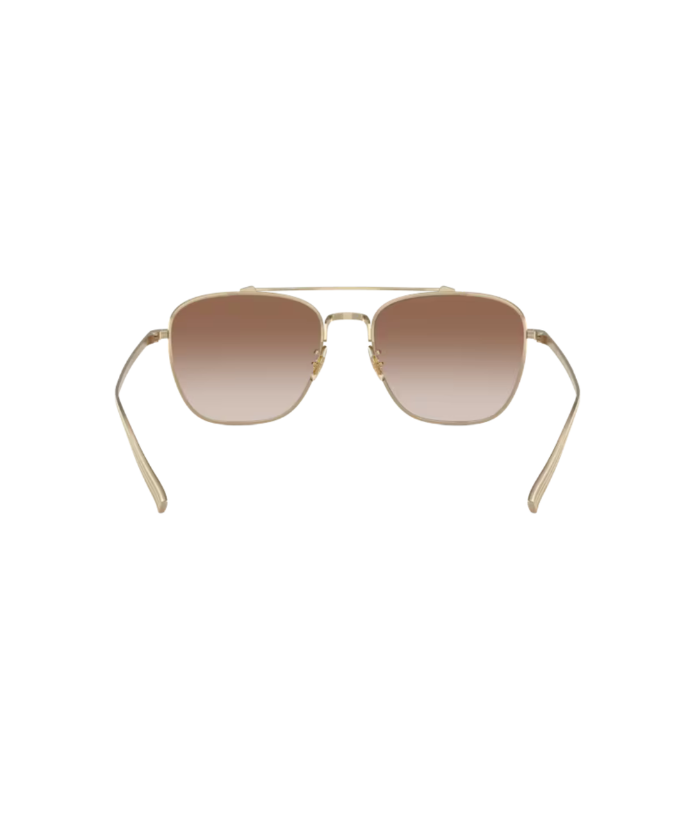 Soft gold-Tuscan brown gradient mirror