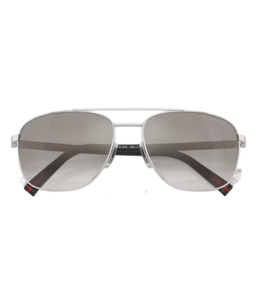 Silver-Gradient grey mirror silver