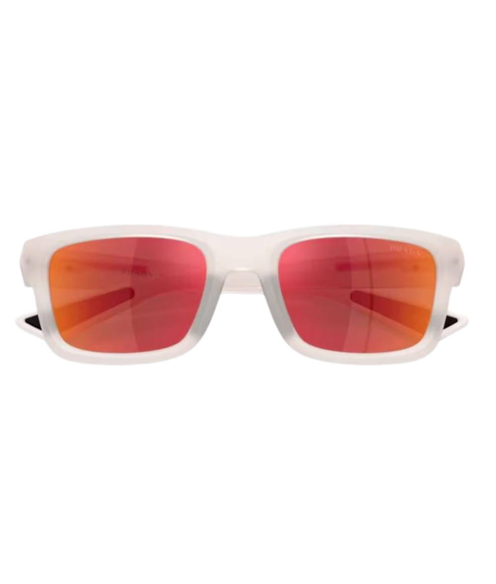 Frosted crystal-Brown mirror orange
