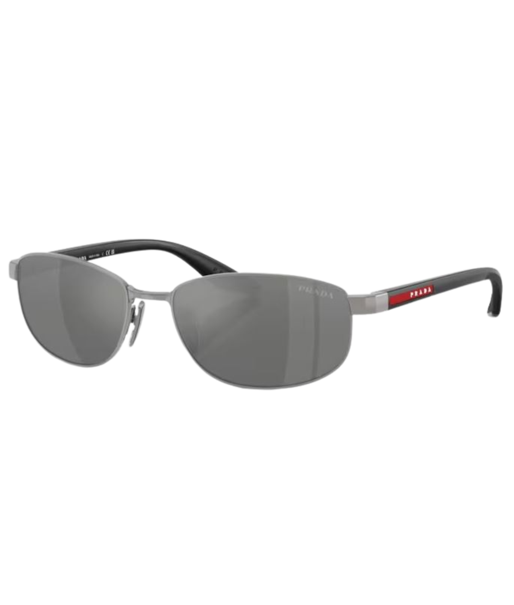 Metal grey-Grey mirror silver gradient