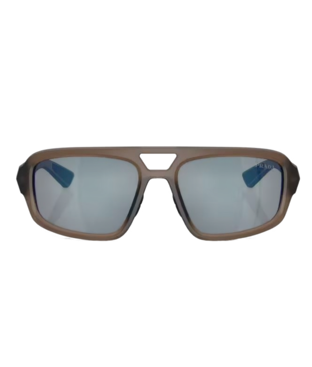 Frosted Brown-Red/Blue