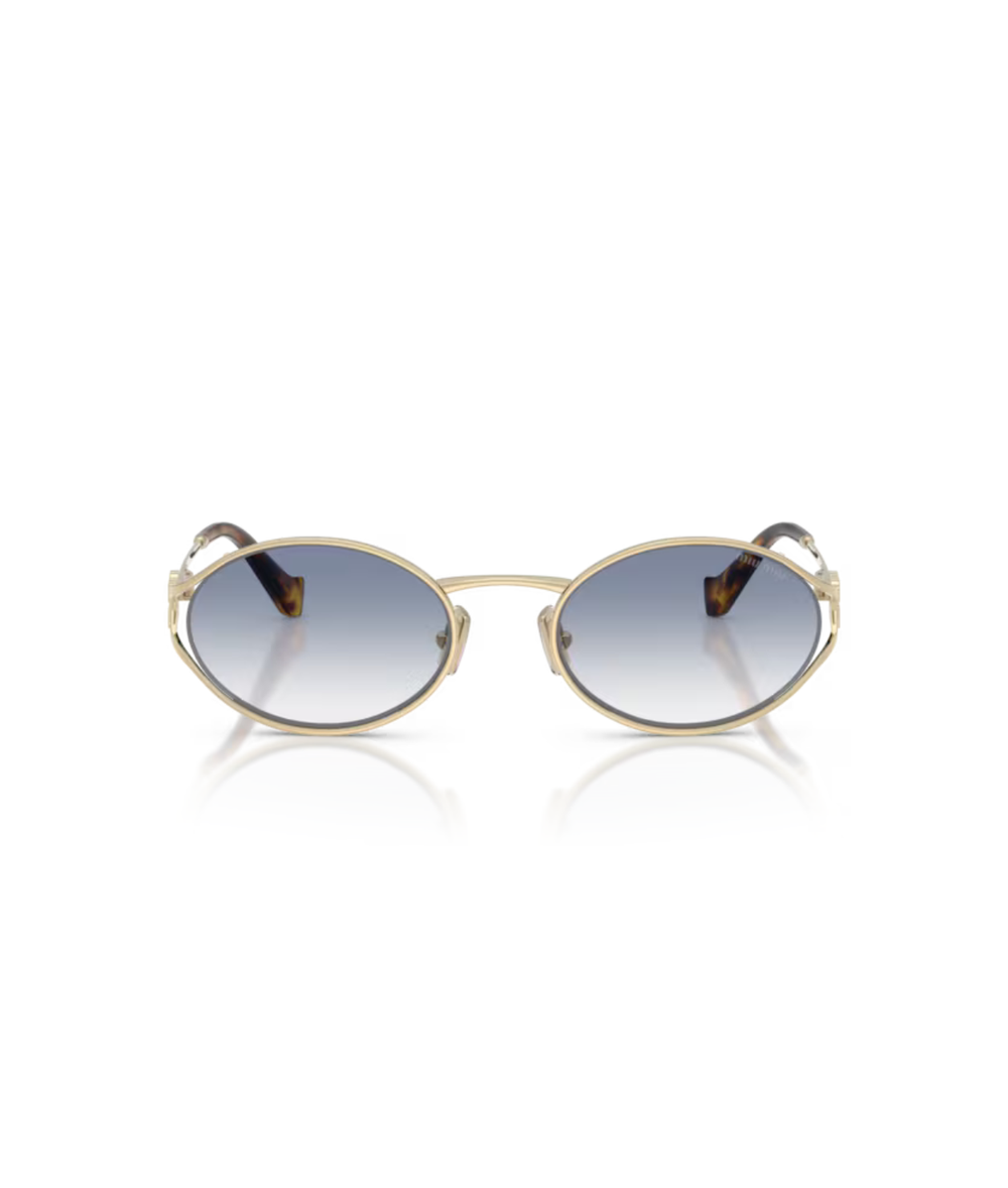 Pale Gold-Clear Gradient Light Blue