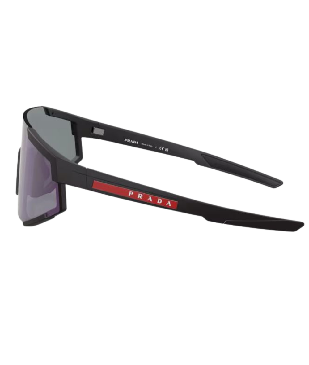 Black rubber-Dark blue mirror violet