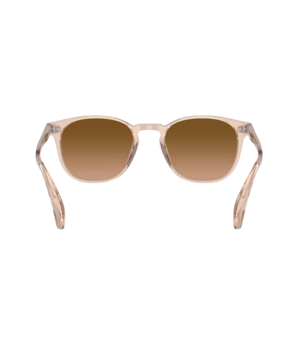 Blush-Light brown mirror gradient yellow