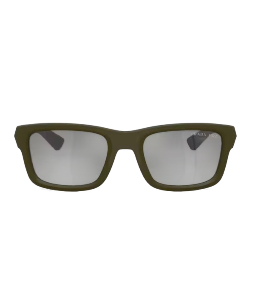 Matte Green-Grey Gradient Mirror