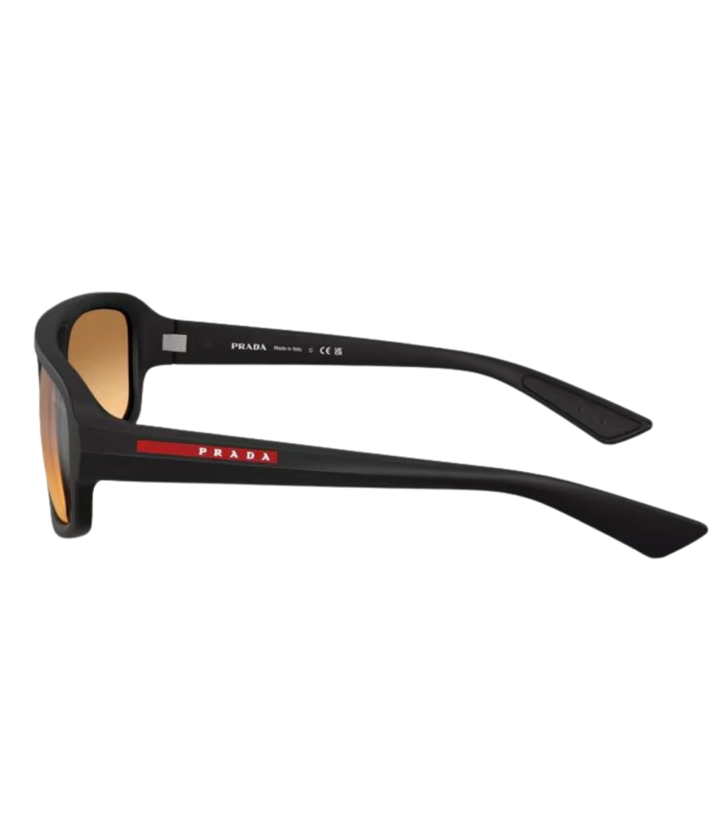 Matte black-Orange mirror silver gradient