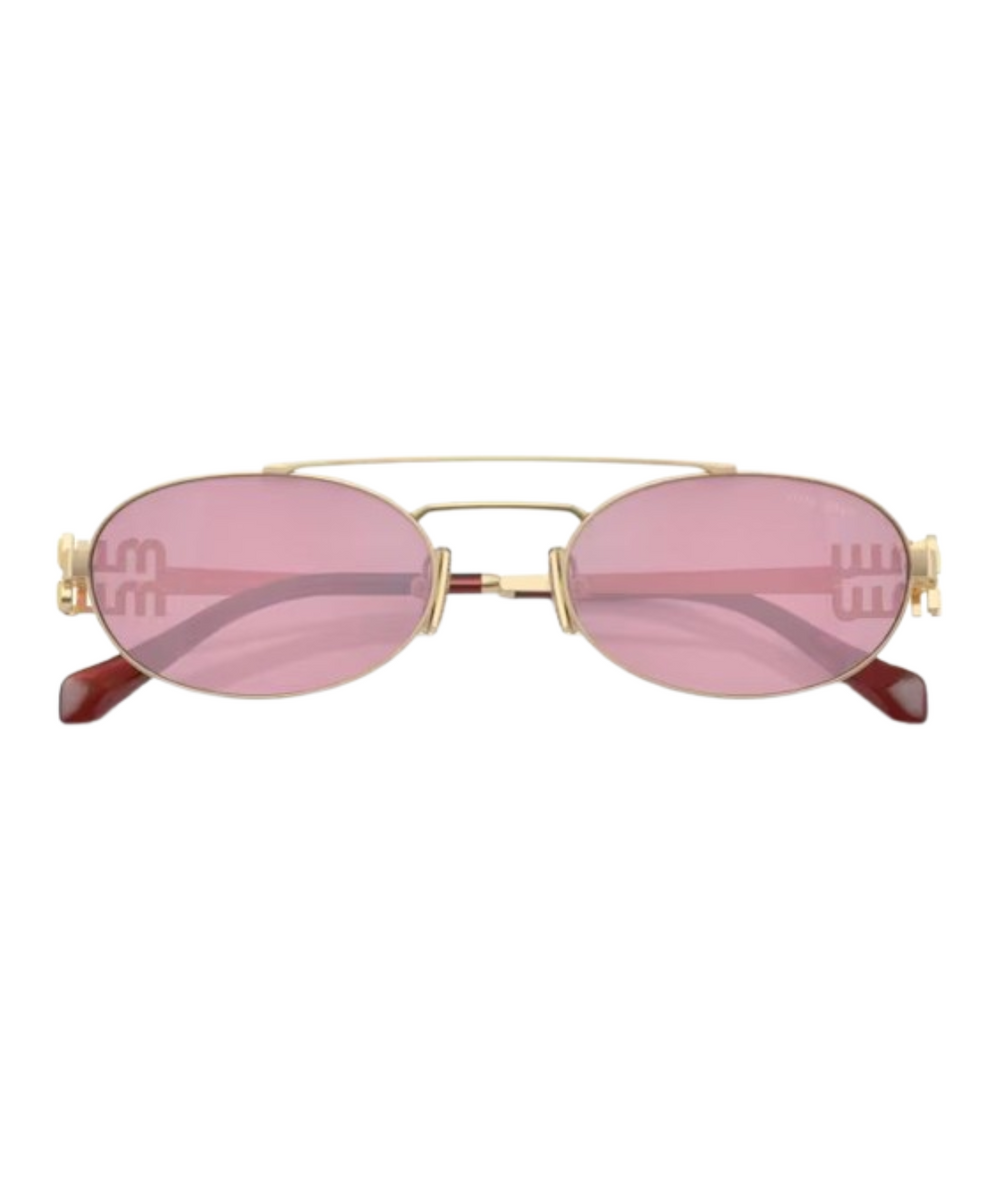 Pale Gold-Dark Pink Silver