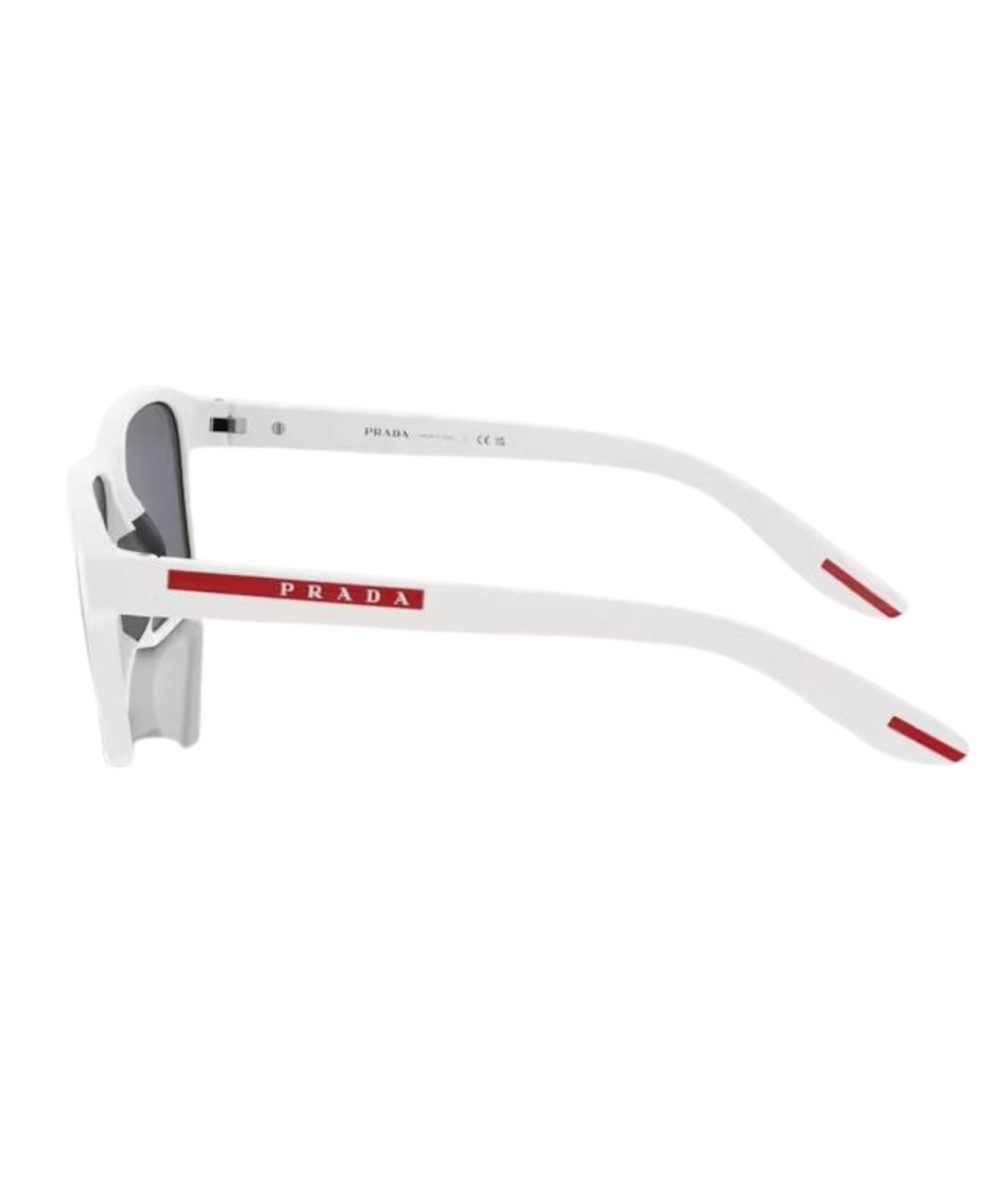 White rubber-Light blue mirror silver