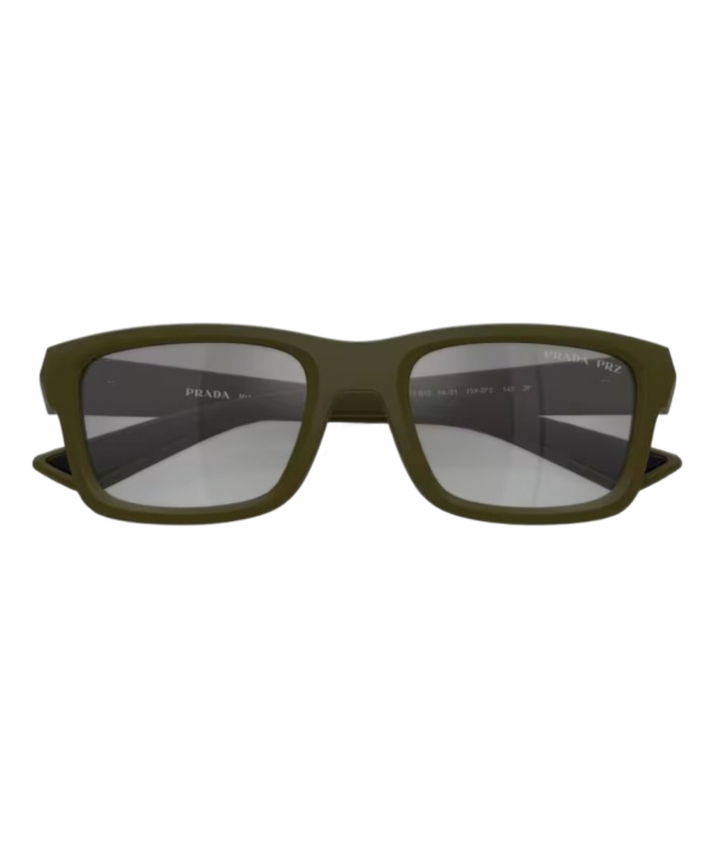 Matte Green-Grey Gradient Mirror