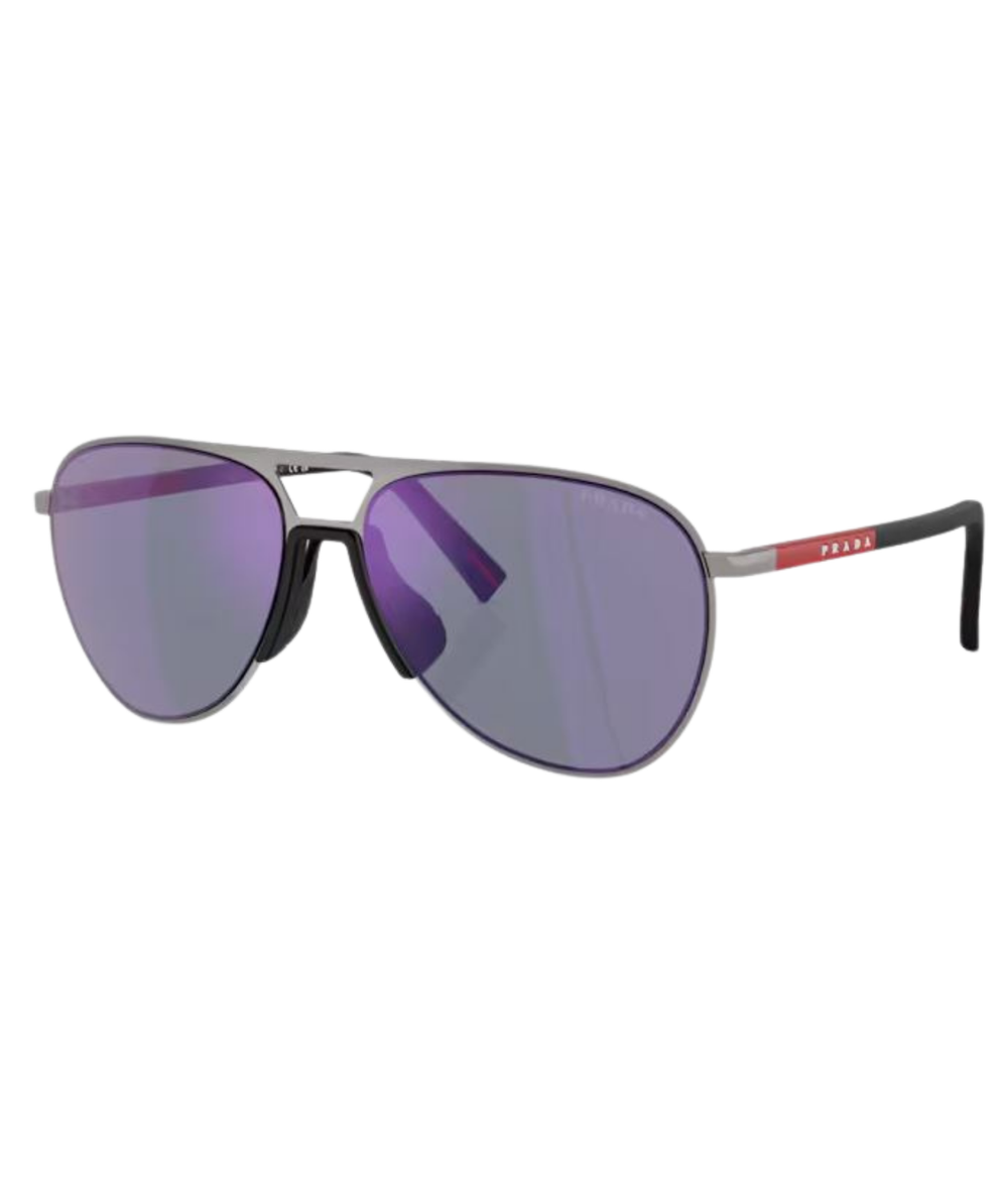 Gunmetal-Dark blue mirror violet