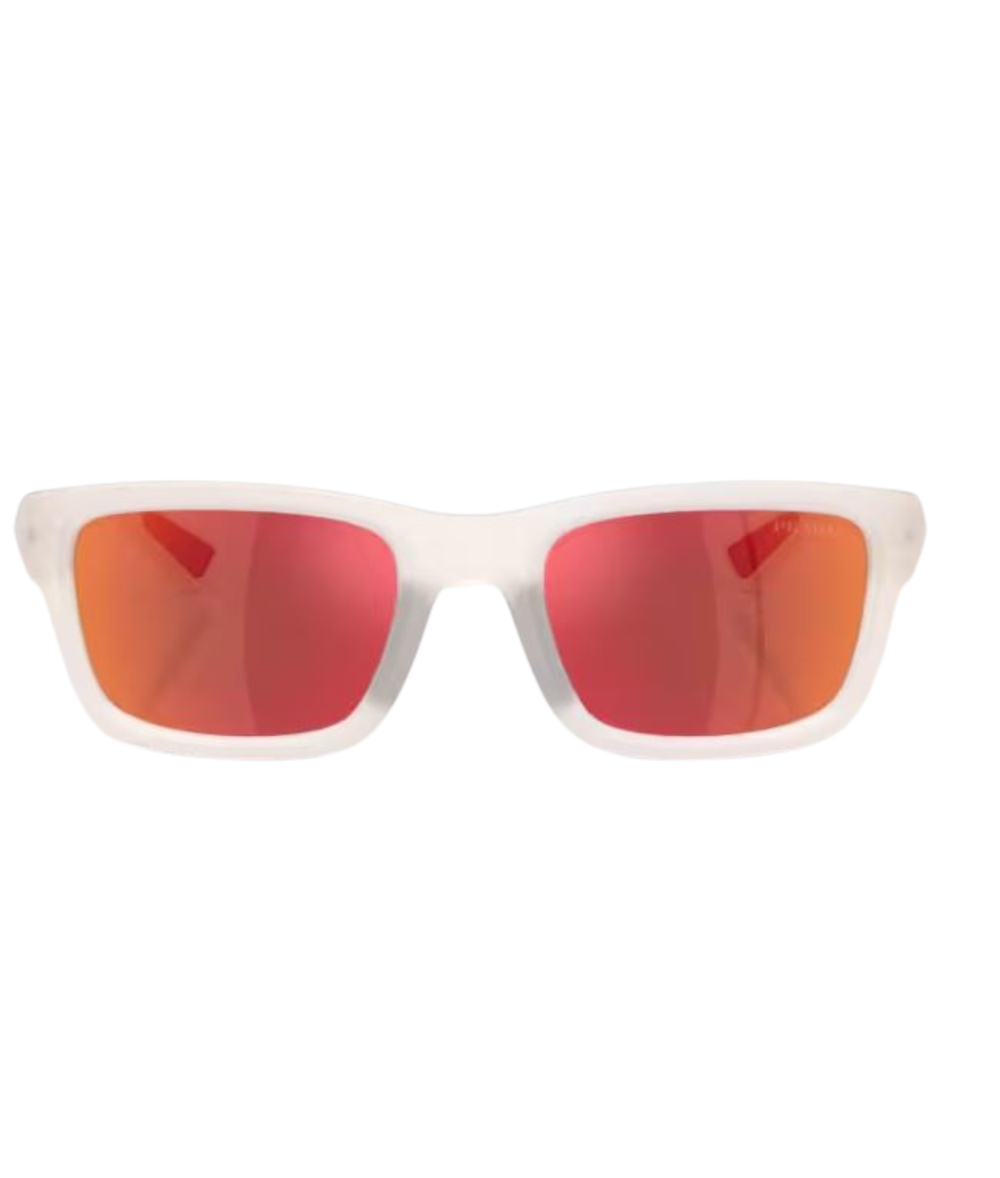 Frosted crystal-Brown mirror orange