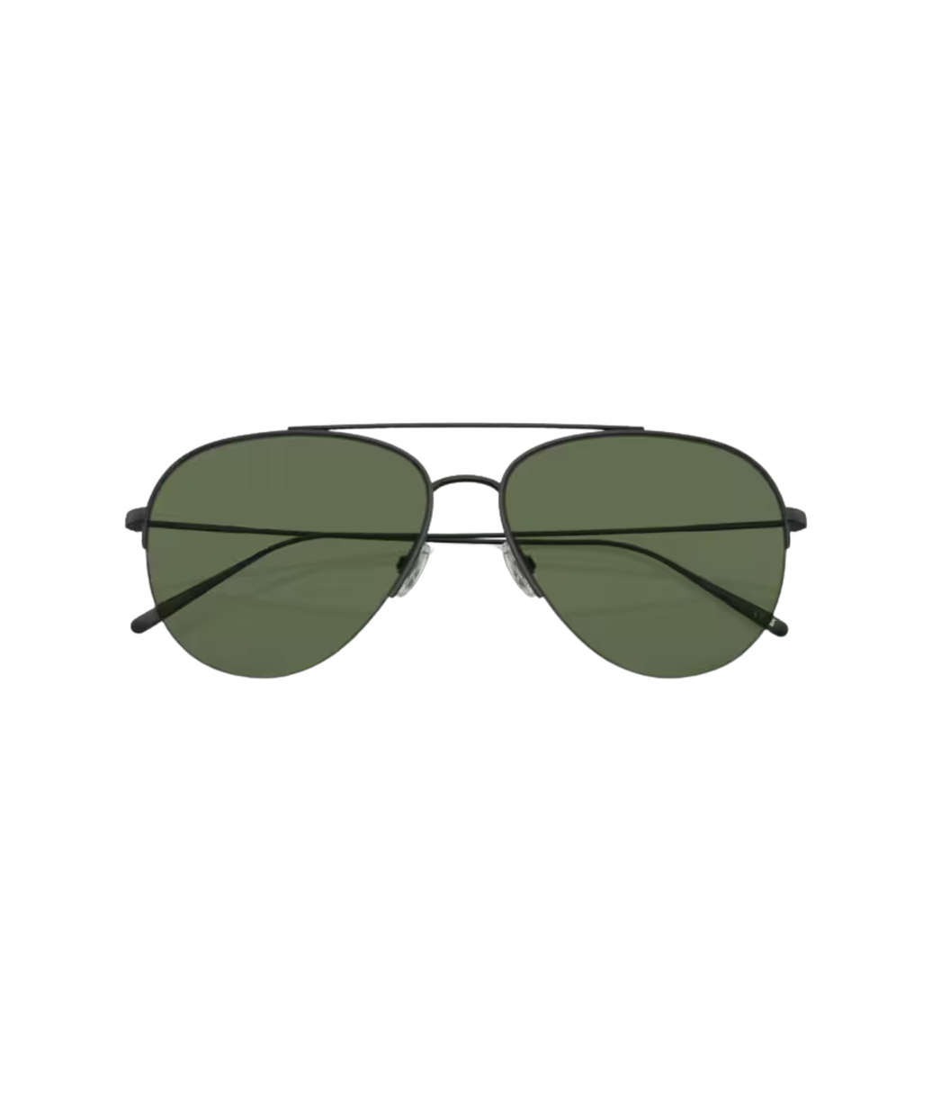 Matte black-Green polarized