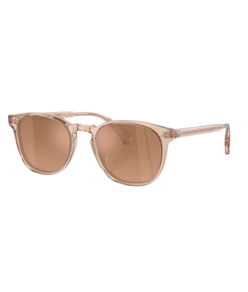 Blush-Light brown mirror gradient yellow