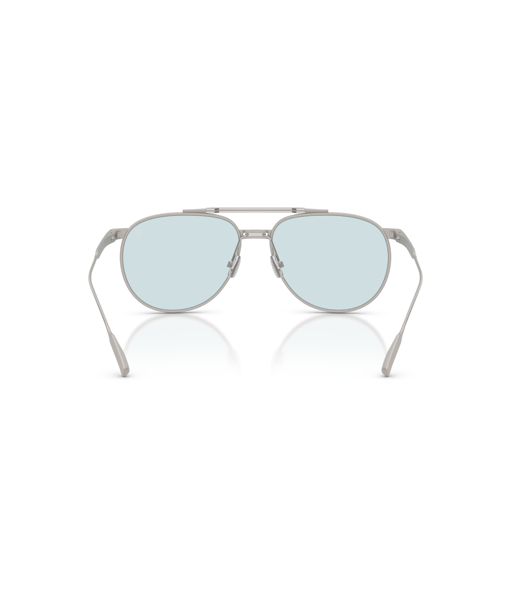 Argento sabbiato-Blue transition
