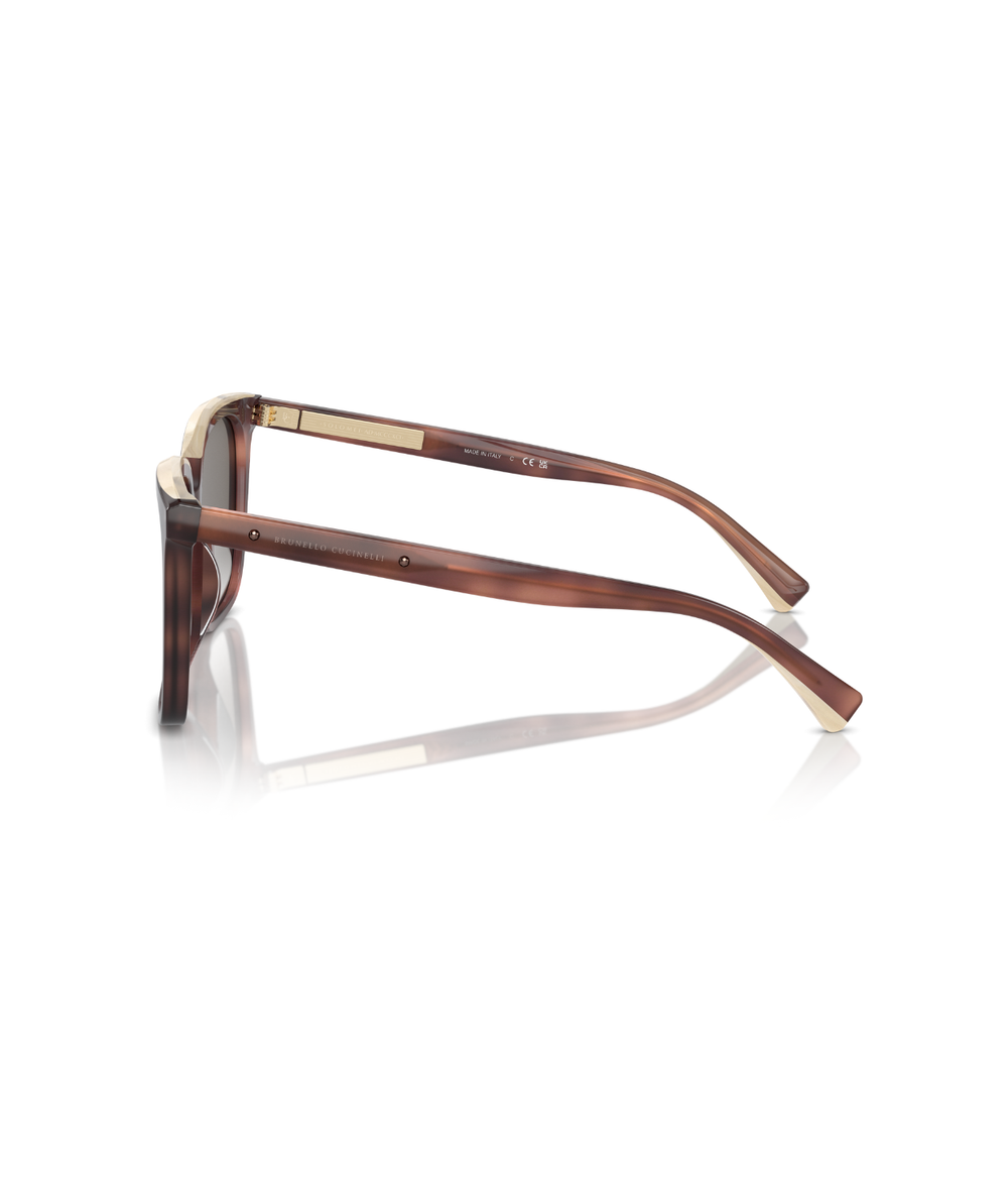Havana ortensia/panama-Gradient grey mirror silver