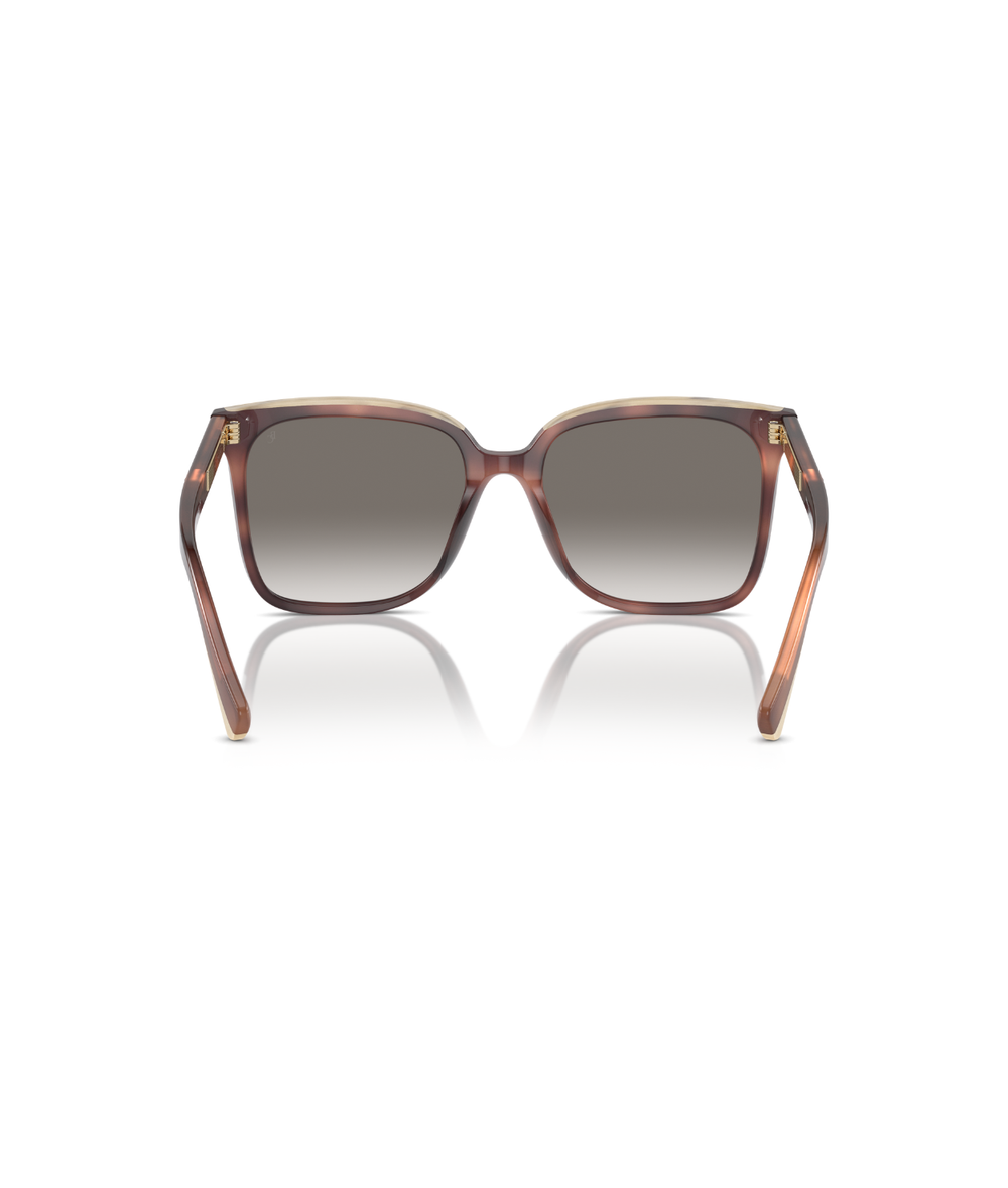Havana ortensia/panama-Gradient grey mirror silver