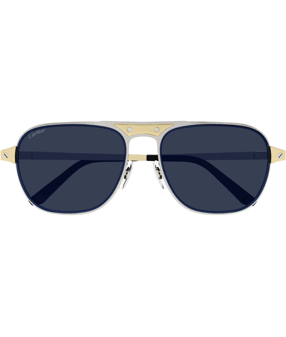 Silver-Gold-Blue