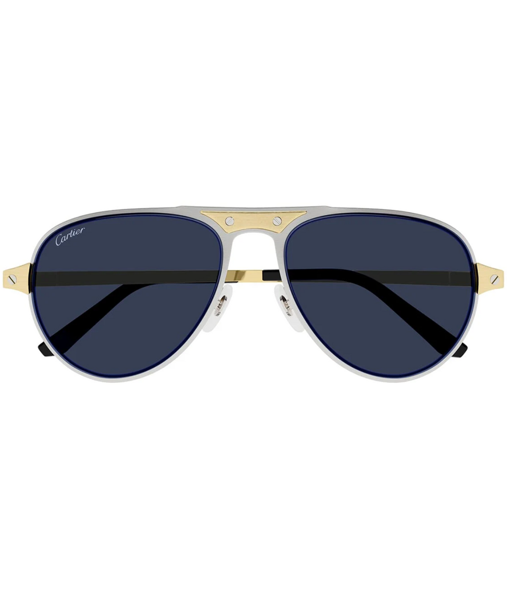 Silver-Gold-Blue