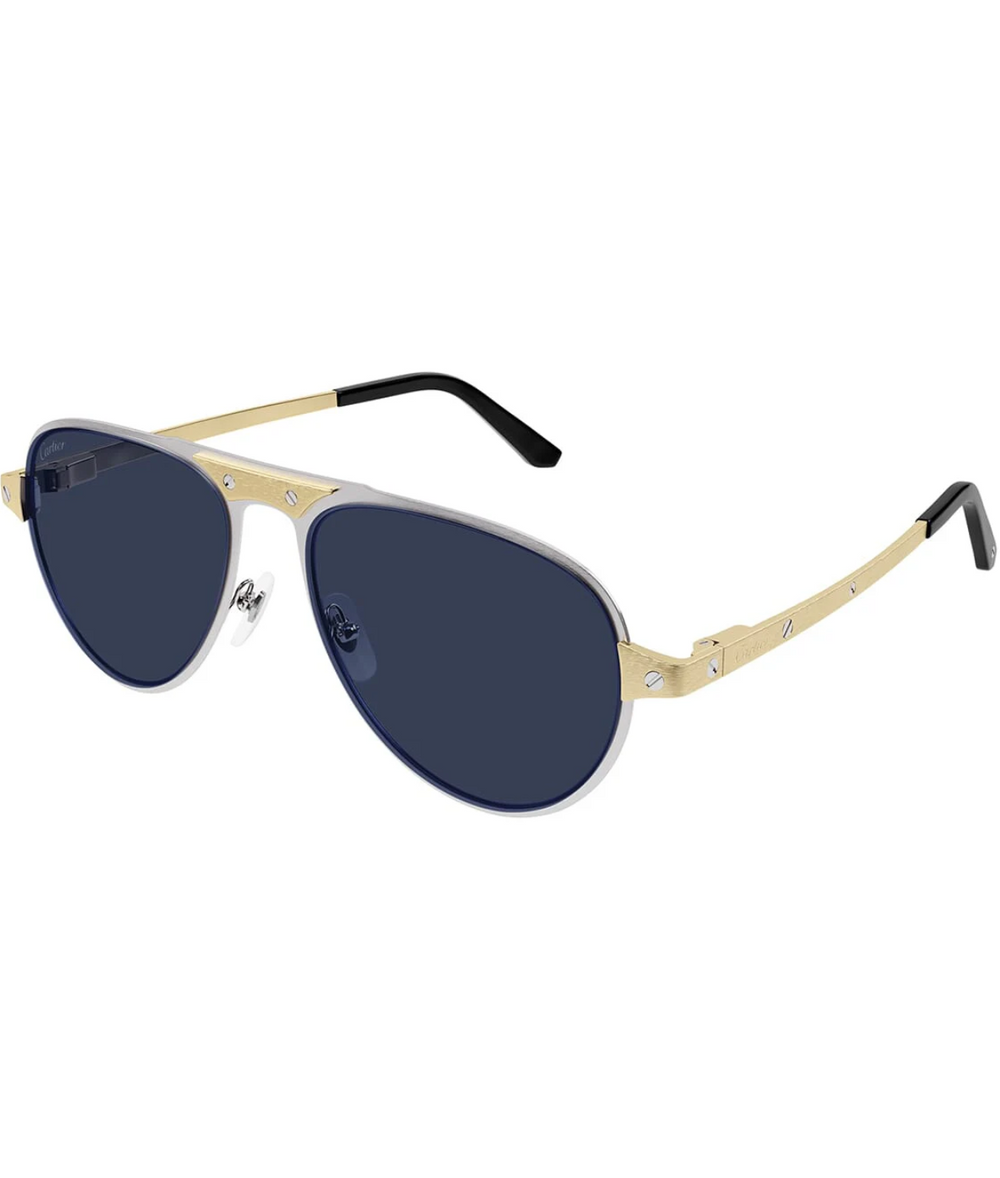 Silver-Gold-Blue