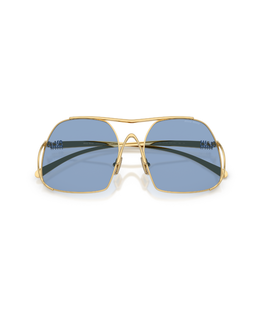 Gold-Light Blue
