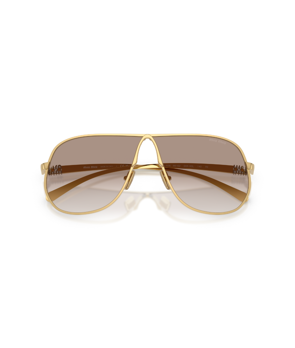 Gold-Clear Brown