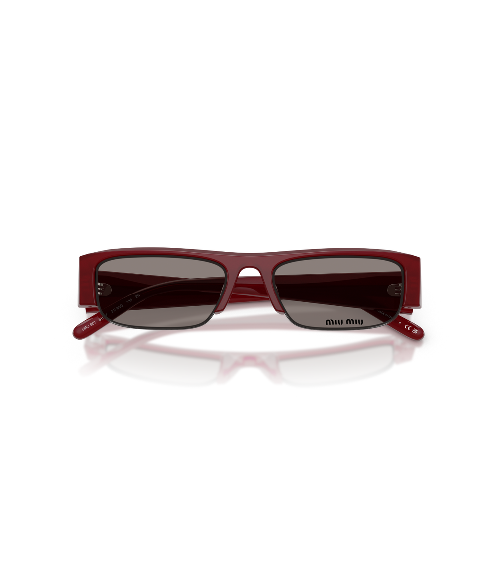 Opaline burgundy -Dark grey