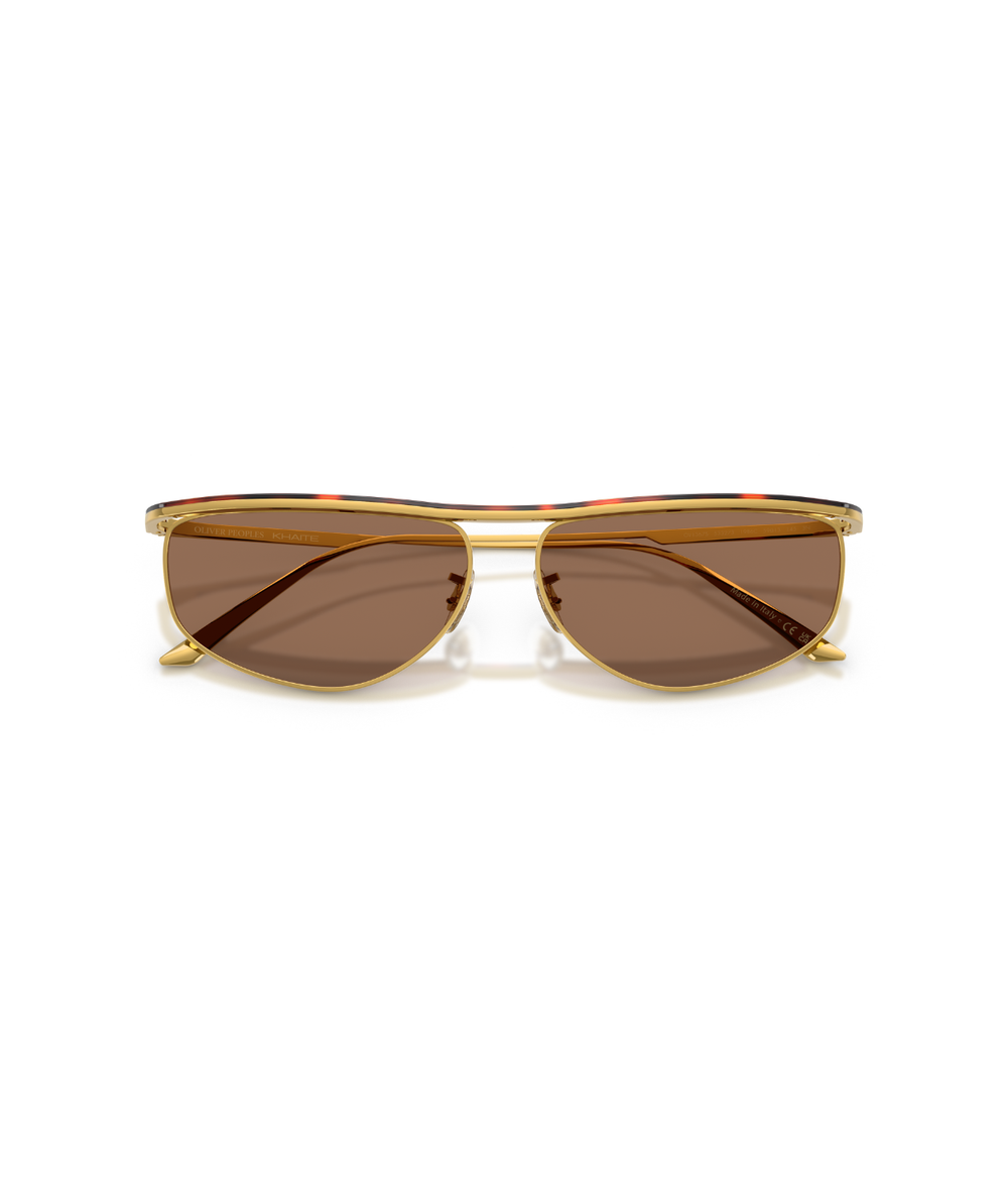 Gold/dark mahogany-Brown