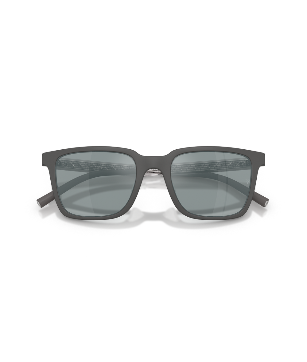 Semi-matte anthracite-Grey polarized flash mirror
