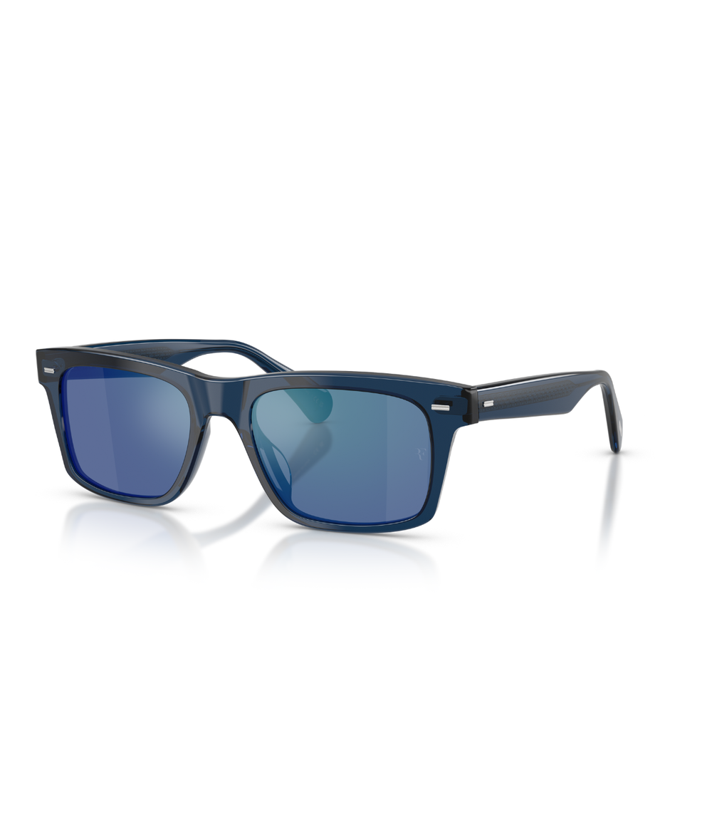 Blue ash-Marine flash mirror