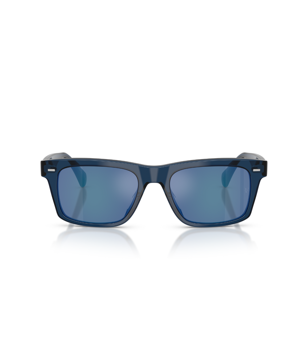 Blue ash-Marine flash mirror