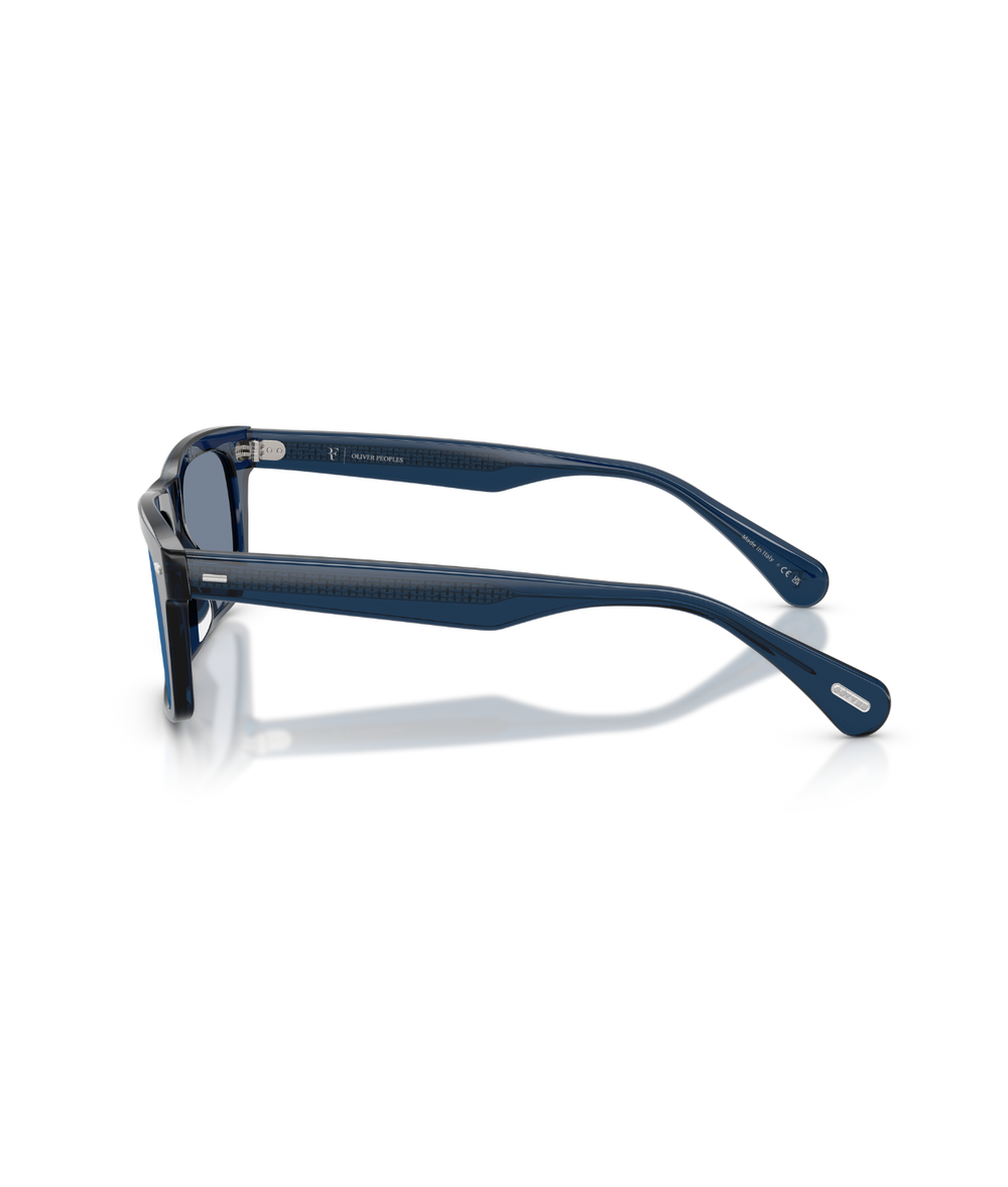 Blue ash-Marine flash mirror